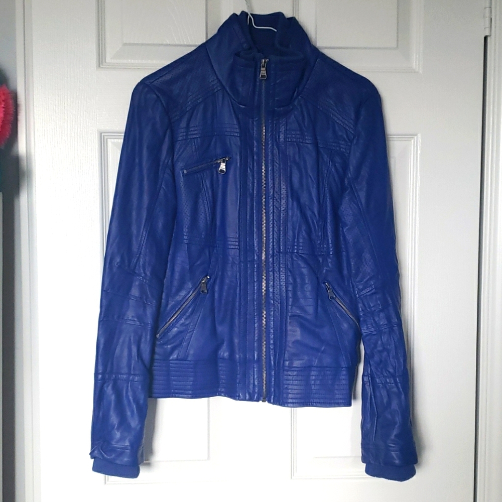 Womens Guess leather jacket